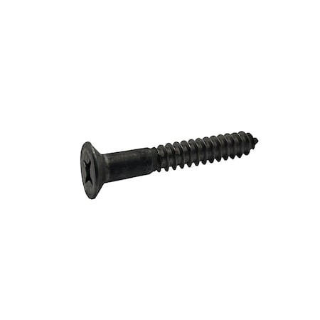 Wood Screw, #8, 2 In, Flat Head